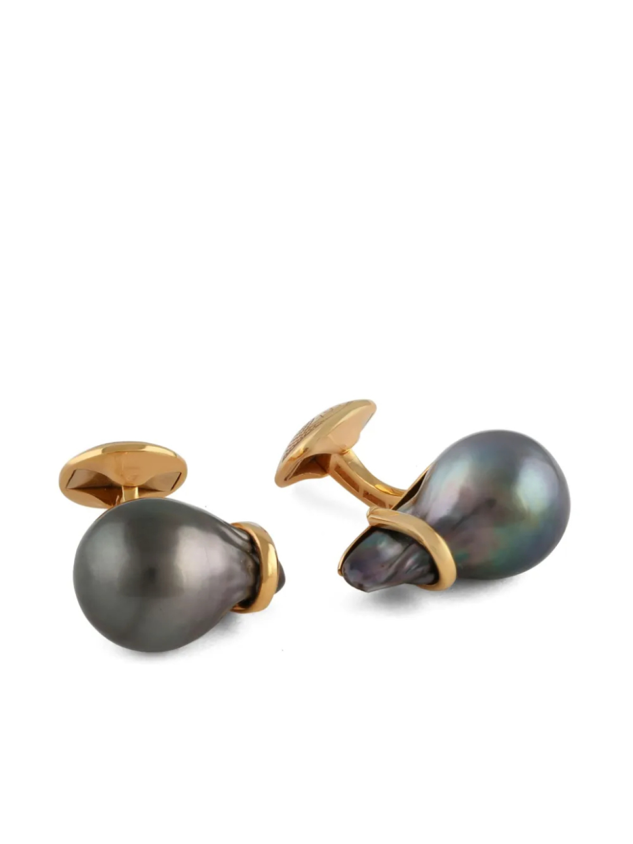 Tateossian запонки Baroque из розового золота с жемчугом, черный
Tateossian запонки Baroque из розового золота с жемчугом, черный