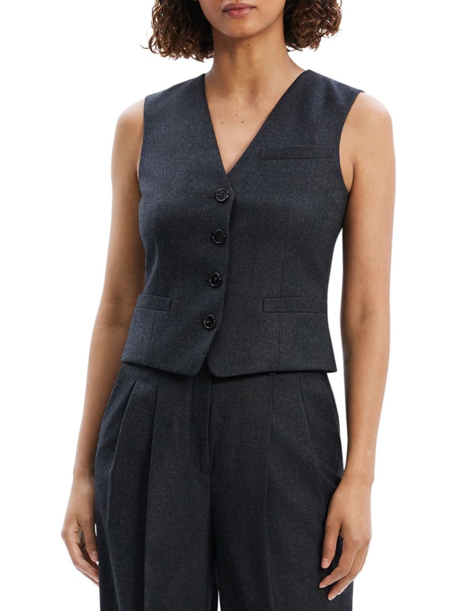 Новый шерстяной жилет Theory, цвет New Charcoal Melange, Черный, Новый шерстяной жилет Theory, цвет New Charcoal Melange
Новый шерстяной жилет Theory, цвет New Charcoal Melange, Черный, Новый шерстяной жилет Theory, цвет New Charcoal Melange