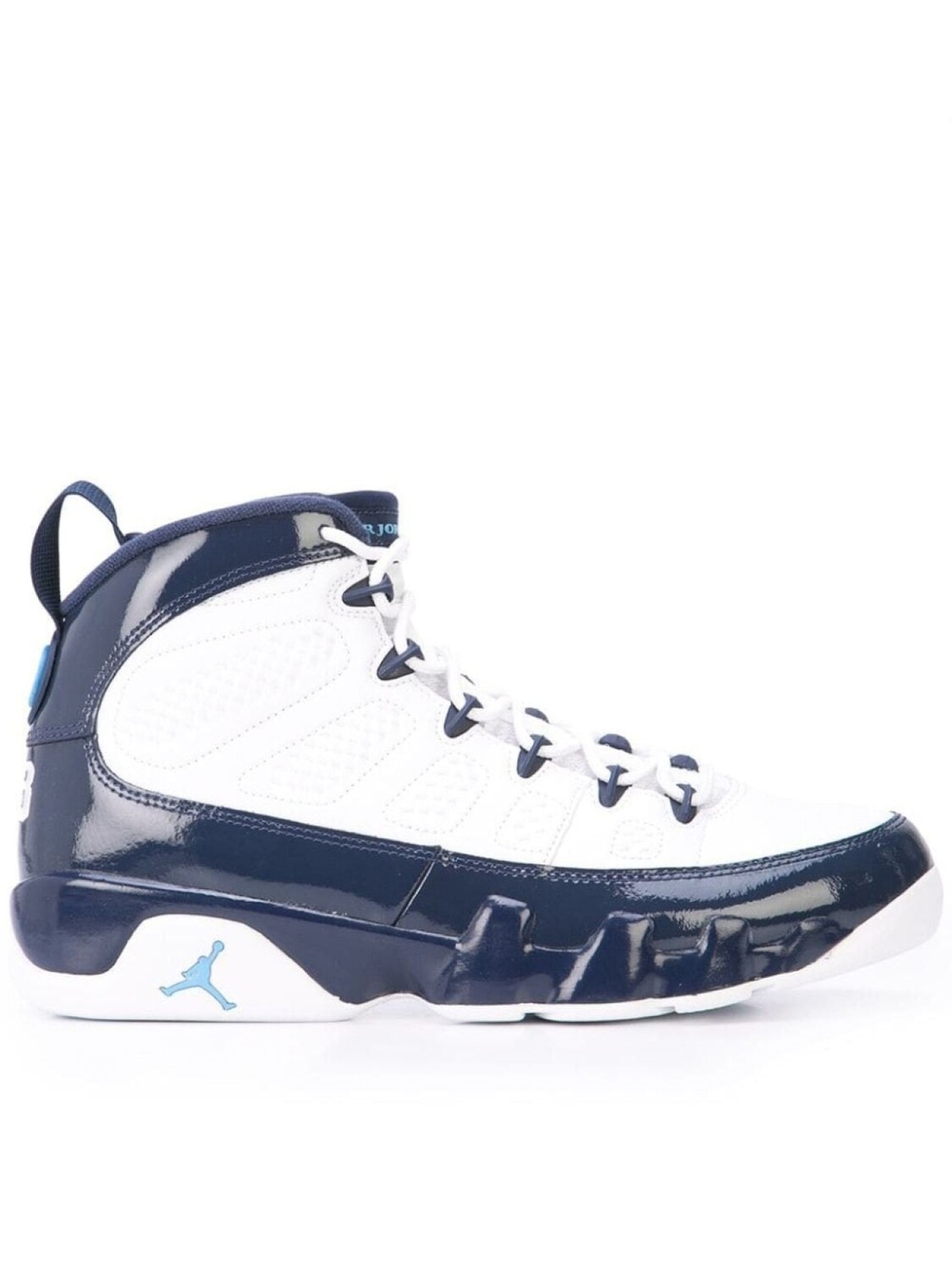Jordan кроссовки Air Jordan 9 Retro UNC, белый 
Jordan кроссовки Air Jordan 9 Retro UNC, белый