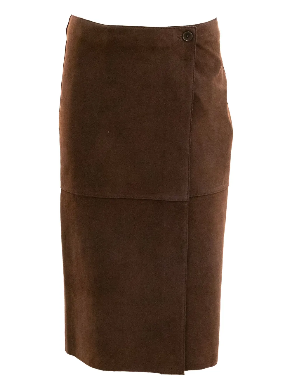 Замшевая юбка миди P.A.R.O.S.H., коричневый
Замшевая юбка миди P.A.R.O.S.H., коричневый