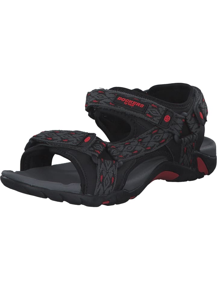 Сандалии DOCKERS, черный/серый
Сандалии DOCKERS, черный/серый