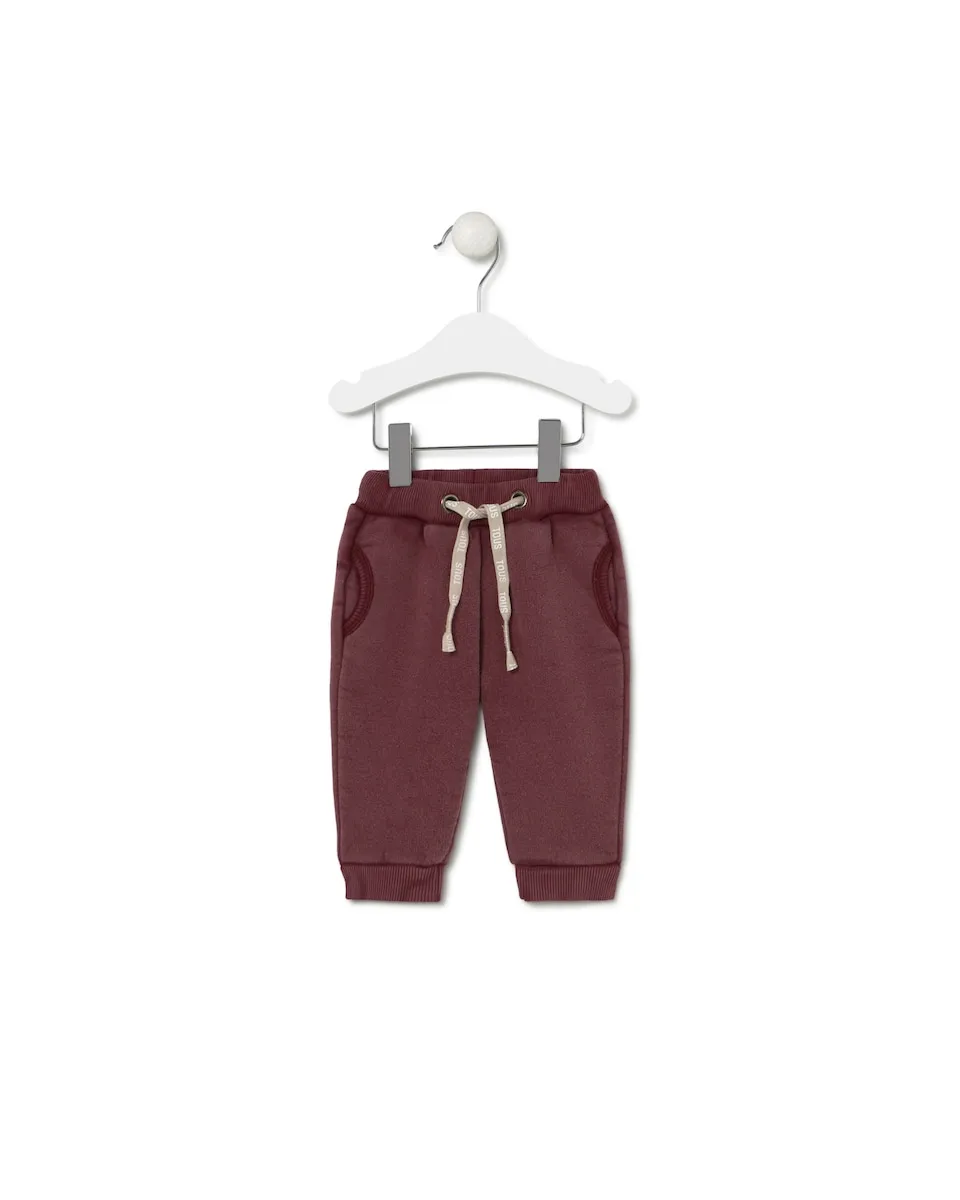 Спортивные брюки для малыша из гладкого хлопка Tous, гранатовый
Спортивные брюки для малыша из гладкого хлопка Tous, гранатовый