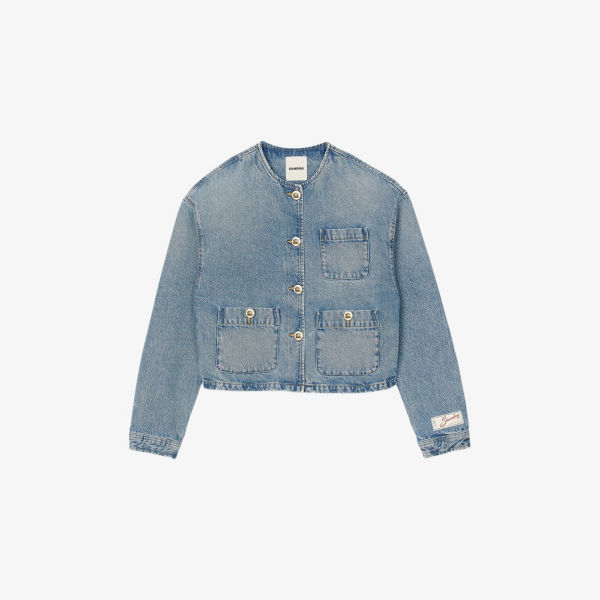 Куртка джинсовая Sandro с накладными карманами, синий
Куртка джинсовая Sandro с накладными карманами, синий