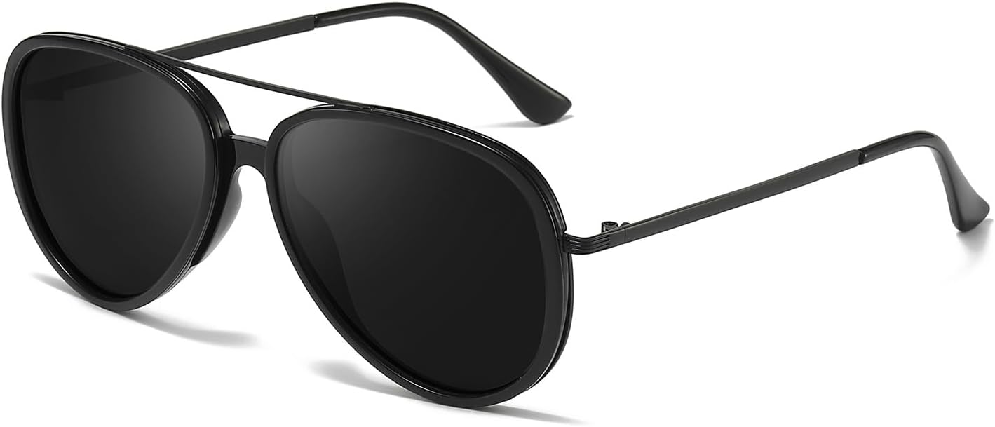 Женские поляризованные солнцезащитные очки-авиаторы IGnaef с защитой от УФ-излучения, предотвращающей спутывание линз, модель 2025 года, модные очки большого размера IF2848, C01 Black Frame / Grey Lenses
Женские поляризованные солнцезащитные очки-авиаторы IGnaef с защитой от УФ-излучения, предотвращающей спутывание линз, модель 2025 года, модные очки большого размера IF2848, C01 Black Frame / Grey Lenses