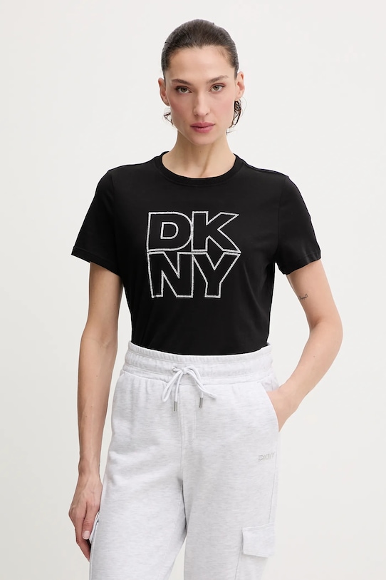 Хлопковая футболка DKNY, черный
Хлопковая футболка DKNY, черный