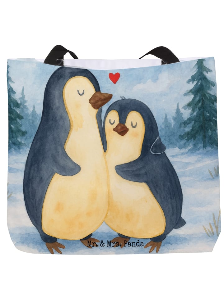 Сумка-шоппер с изображением объятий пингвина, без слогана, белого цвета Mr. & Mrs. Panda
Сумка-шоппер с изображением объятий пингвина, без слогана, белого цвета Mr. & Mrs. Panda