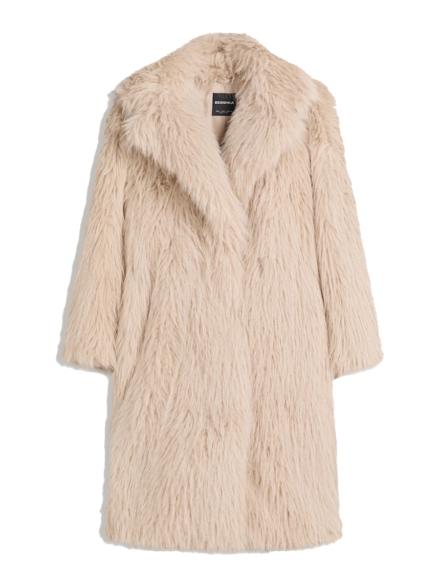 Пальто межсезонное Bershka, песочный
Пальто межсезонное Bershka, песочный