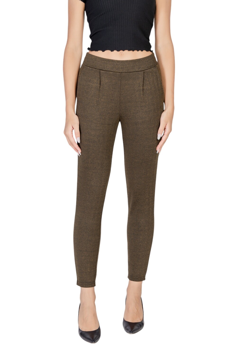 Брюки женские ICHI зауженные, зеленый
Брюки женские ICHI зауженные, зеленый