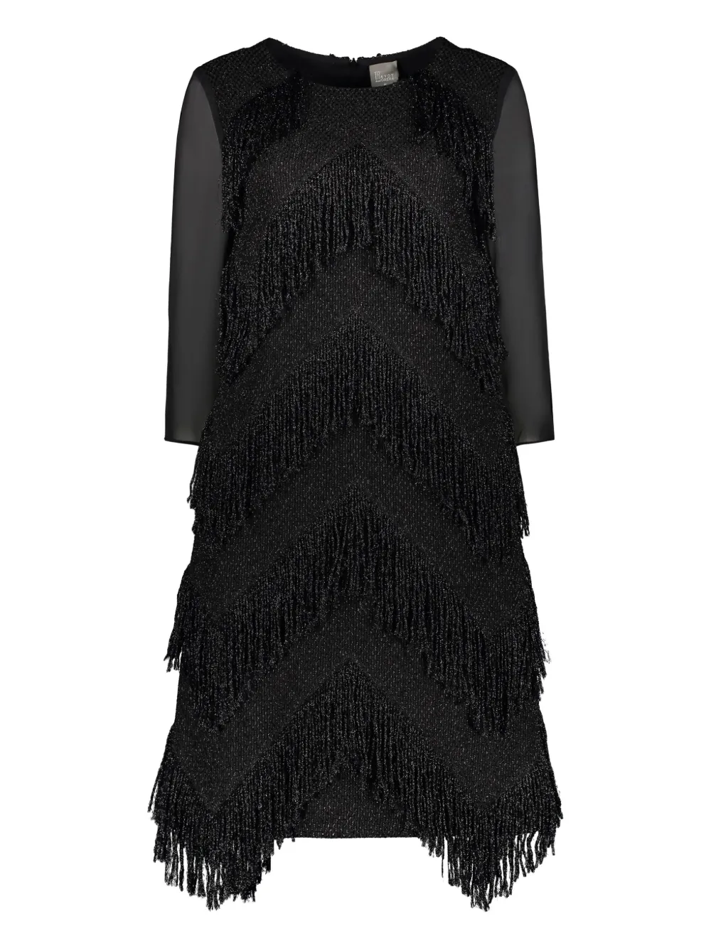 Платье с бахромой Lorena Antoniazzi, черный
Платье с бахромой Lorena Antoniazzi, черный