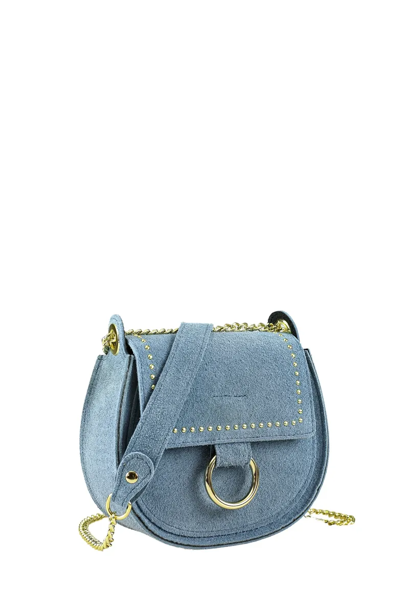 Сумка через плечо COLLEZIONE ALESSANDRO "Весна" из замши с мини-заклепками, синий
Сумка через плечо COLLEZIONE ALESSANDRO "Весна" из замши с мини-заклепками, синий