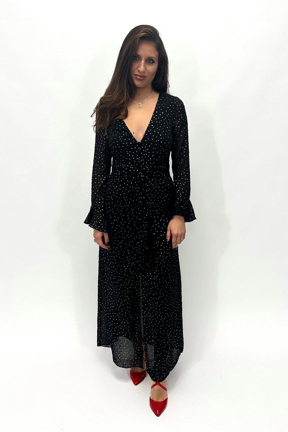 Платье миди с разрезом LARU, черный
Платье миди с разрезом LARU, черный