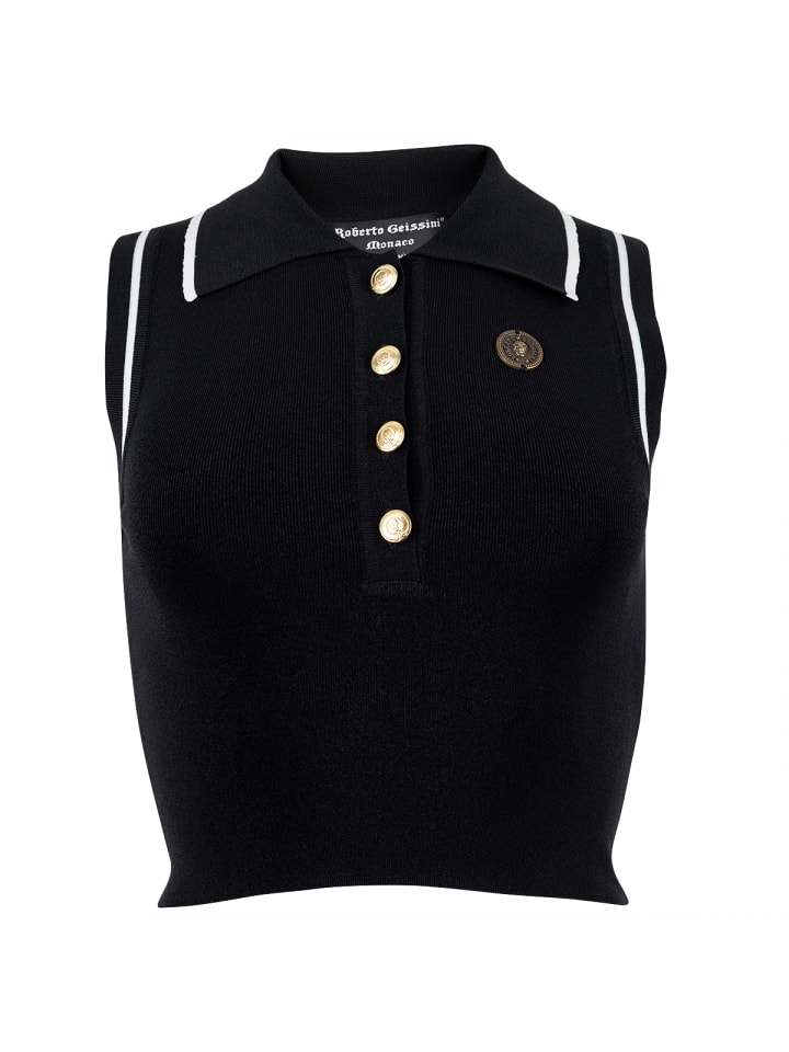 Летняя трикотажная рубашка черного цвета Roberto Geissini
Летняя трикотажная рубашка черного цвета Roberto Geissini