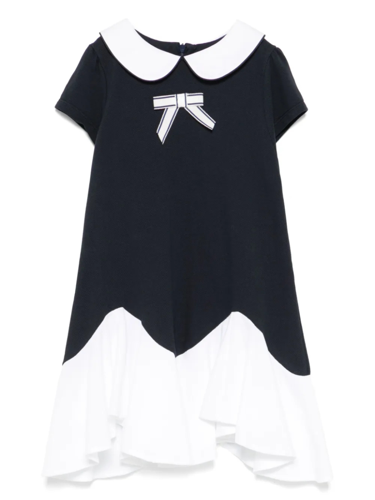 Платье с контрастной окантовкой Patachou, синий
Платье с контрастной окантовкой Patachou, синий