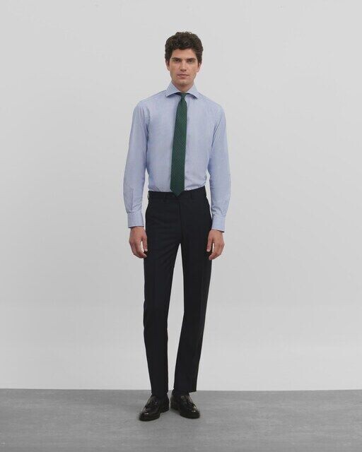 Классические мужские брюки с эффектом «птичий глаз» Silbon, темно-синий
Классические мужские брюки с эффектом «птичий глаз» Silbon, темно-синий