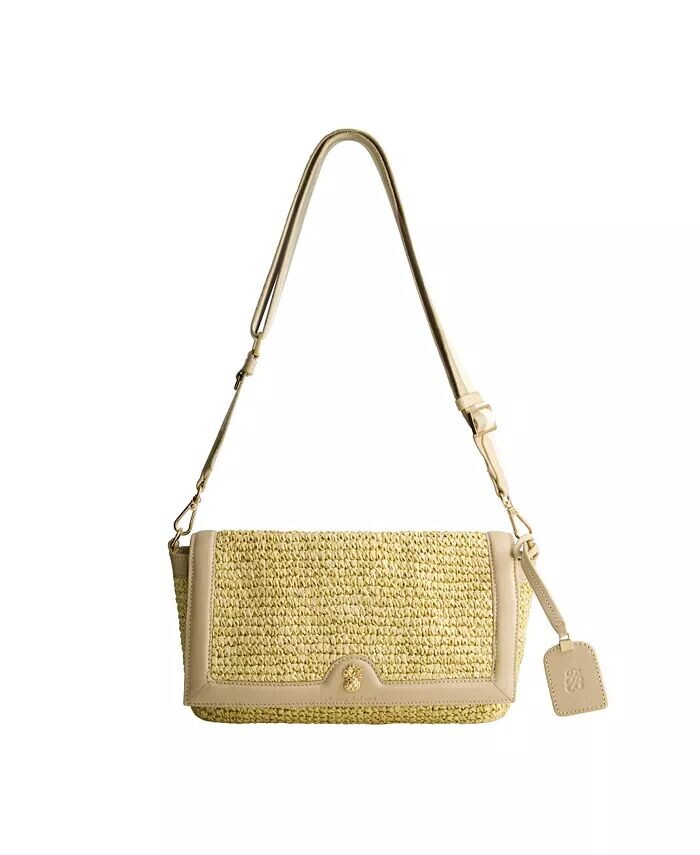 Мягкая соломенная сумка с длинным клапаном через плечо Tommy Bahama, коричневый/бежевый
Мягкая соломенная сумка с длинным клапаном через плечо Tommy Bahama, коричневый/бежевый