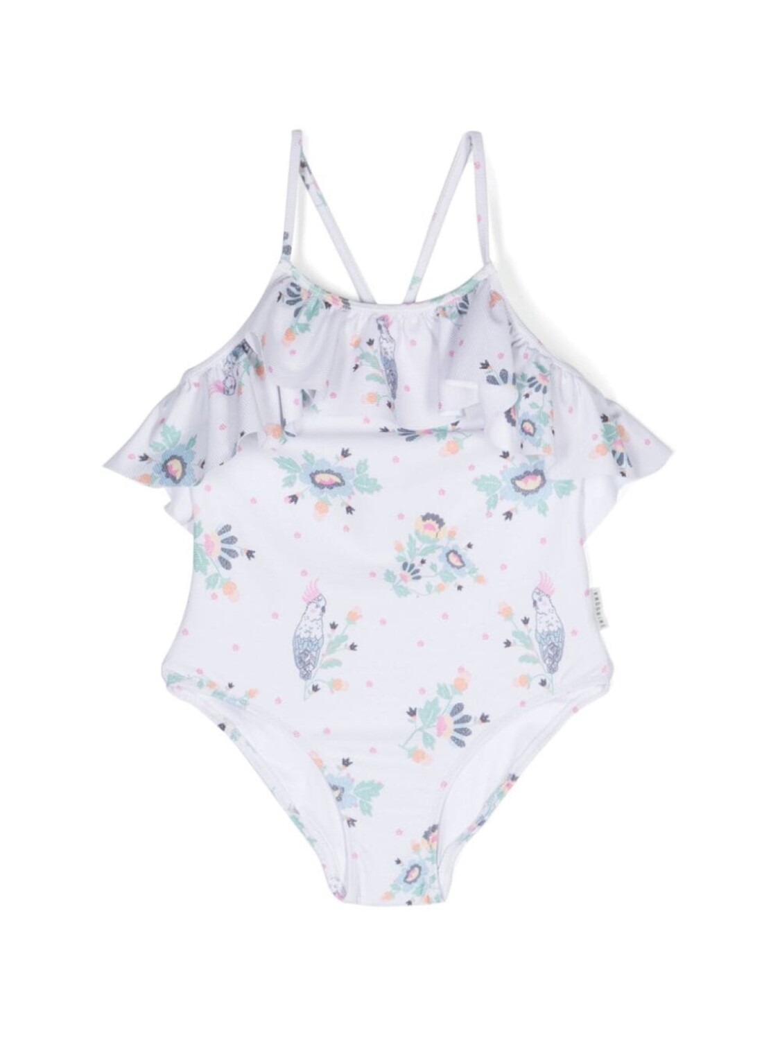 Andorine купальник с оборками и цветочным принтом, белый
Andorine купальник с оборками и цветочным принтом, белый