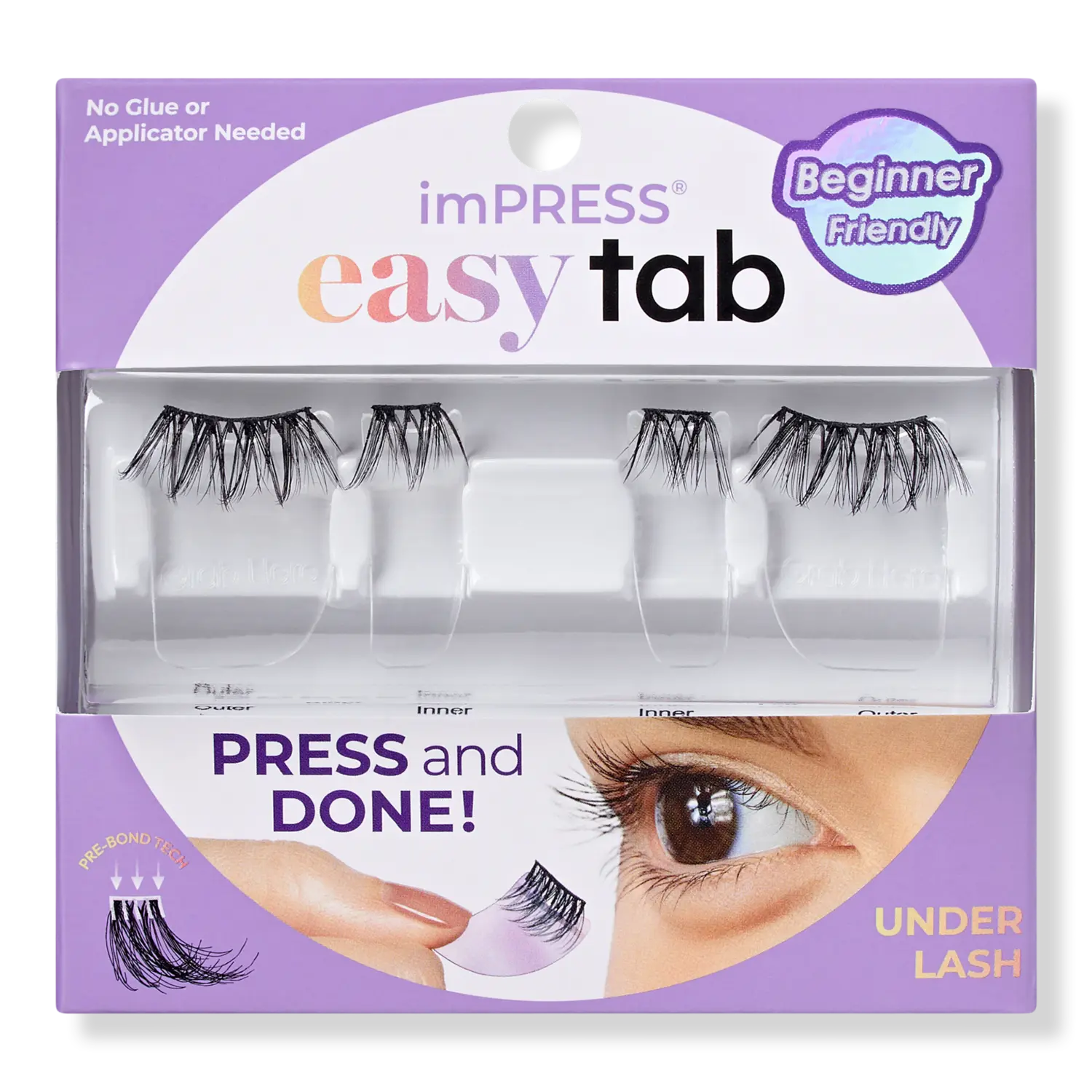 Накладные ресницы imPRESS Press On Falsies Easy Tab Self Adhesive Eyelashes Kiss, Chic Wispy
Накладные ресницы imPRESS Press On Falsies Easy Tab Self Adhesive Eyelashes Kiss, Chic Wispy