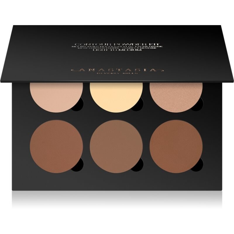 Anastasia Beverly Hills Contour Kit палетка для контуринга лица оттенков Light to Medium 6x3 г Inna Marka
Anastasia Beverly Hills Contour Kit палетка для контуринга лица оттенков Light to Medium 6x3 г Inna Marka