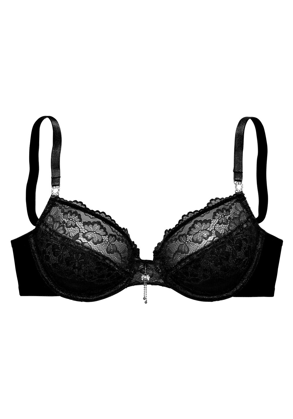 Бюстгальтер с эффектом пуш-ап LASCANA, черный
Бюстгальтер с эффектом пуш-ап LASCANA, черный