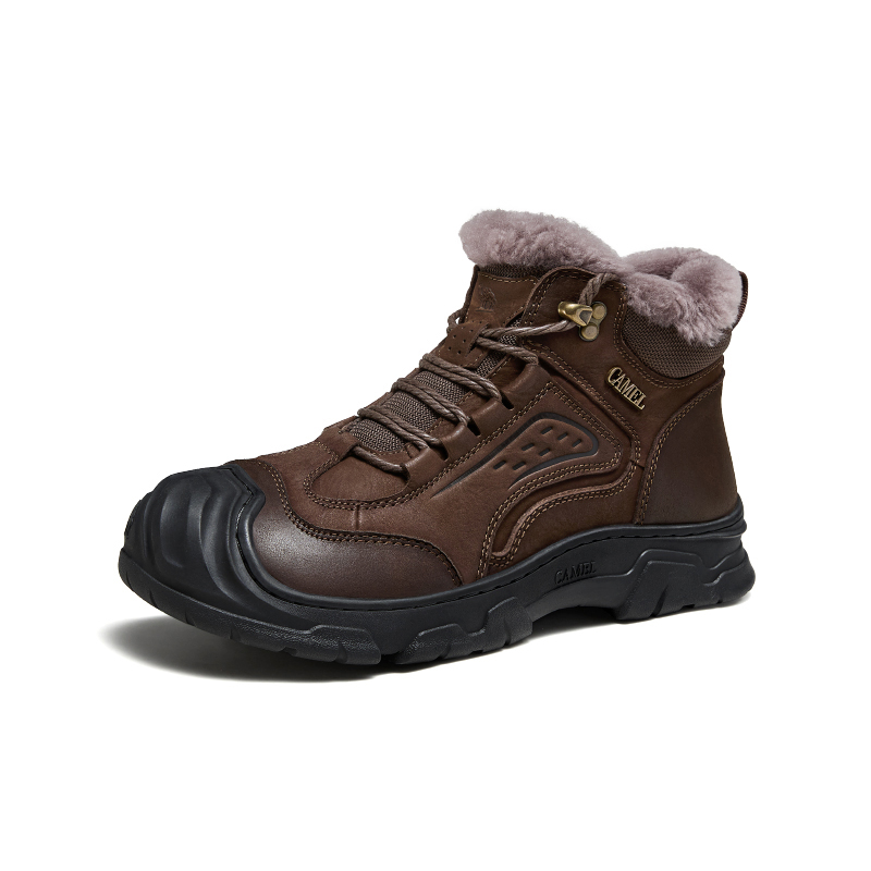 CAMEL Износостойкие противоскользящие короткие уличные ботинки мужские - тёмно-коричневые, цвет Dark Brown 
CAMEL Износостойкие противоскользящие короткие уличные ботинки мужские - тёмно-коричневые, цвет Dark Brown
