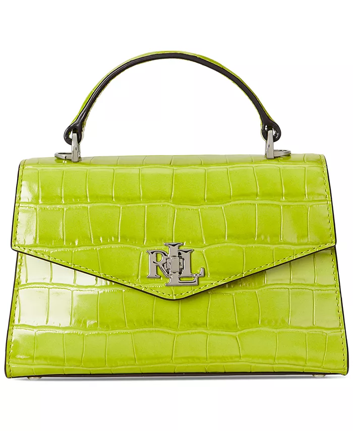 Сумка-сатчел Farrah Small из кожи с тиснением под крокодила Lauren Ralph Lauren, зеленый
Сумка-сатчел Farrah Small из кожи с тиснением под крокодила Lauren Ralph Lauren, зеленый