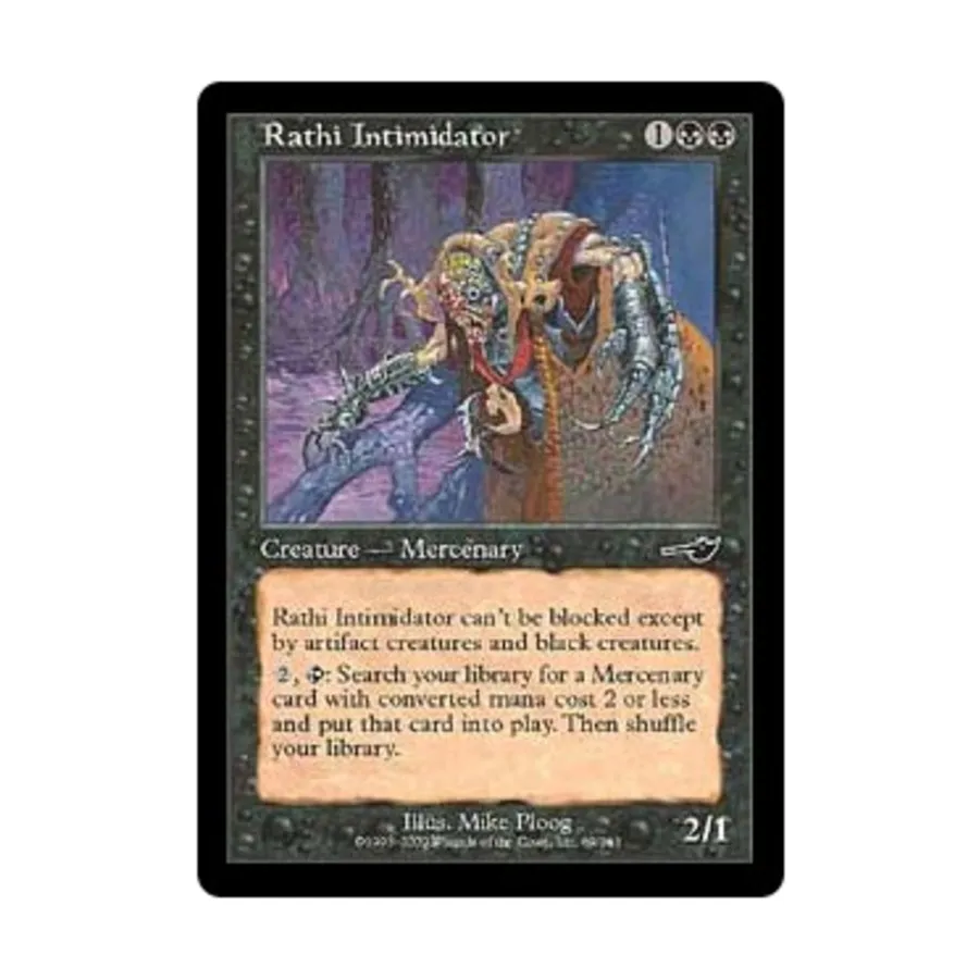 CCG Рати-Устрашитель (клавиша C), MTG - Nemesis
CCG Рати-Устрашитель (клавиша C), MTG - Nemesis