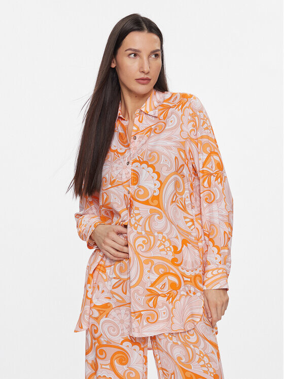 Рубашка свободного кроя Melissa Odabash, оранжевый
Рубашка свободного кроя Melissa Odabash, оранжевый