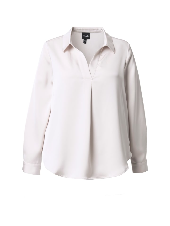 Блузка серо-бежевого цвета Ulla Popken
Блузка серо-бежевого цвета Ulla Popken