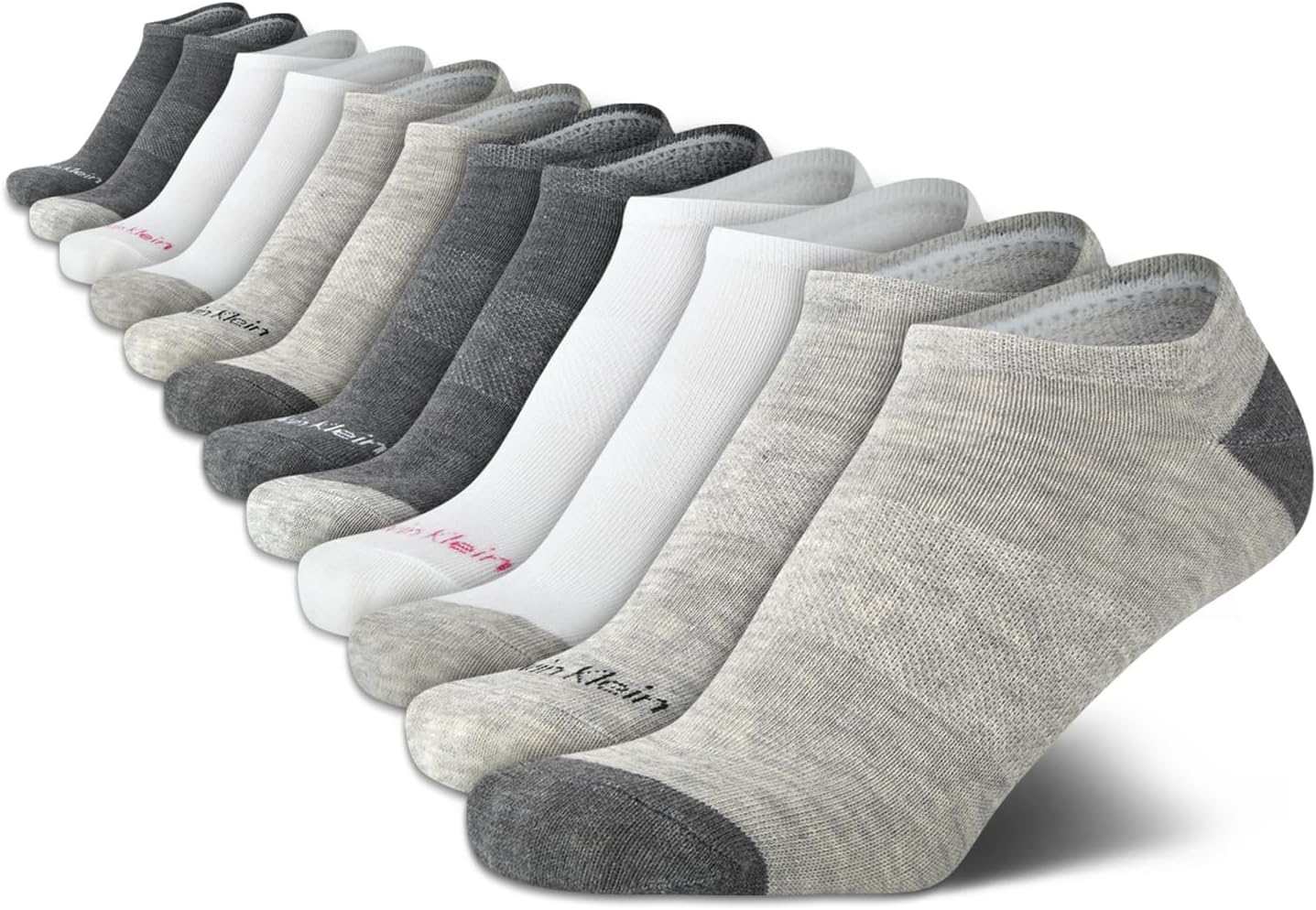 Женские носки Calvin Klein No Show - 12 пар плоских трикотажных носков с мягкой подошвой, для женщин, для занятий спортом и бега, Heather Grey
Женские носки Calvin Klein No Show - 12 пар плоских трикотажных носков с мягкой подошвой, для женщин, для занятий спортом и бега, Heather Grey