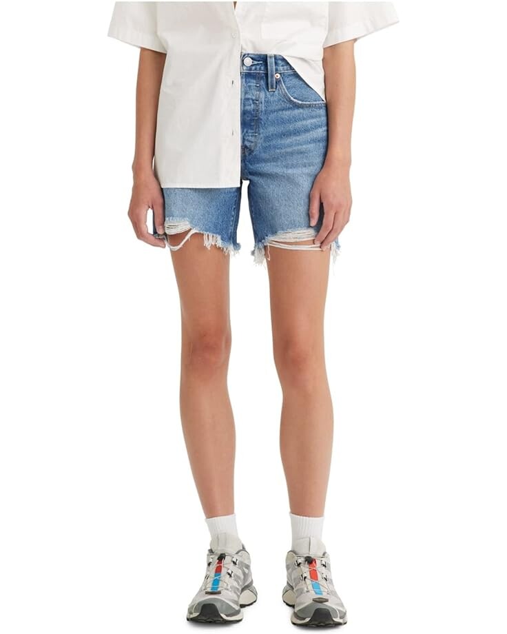 Шорты Levi's Womens 501 Mid Thigh Shorts, цвет Well Sure
Шорты Levi's Womens 501 Mid Thigh Shorts, цвет Well Sure