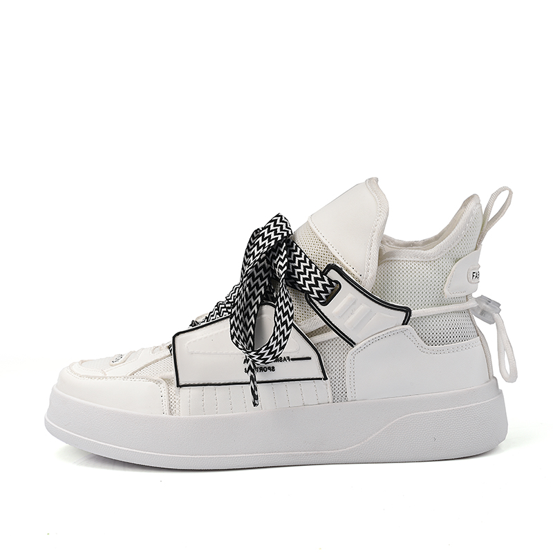 DIKENROK Абразивоустойчивые дышащие высотные скейтбордские кеды мужские белые, цвет White
DIKENROK Абразивоустойчивые дышащие высотные скейтбордские кеды мужские белые, цвет White