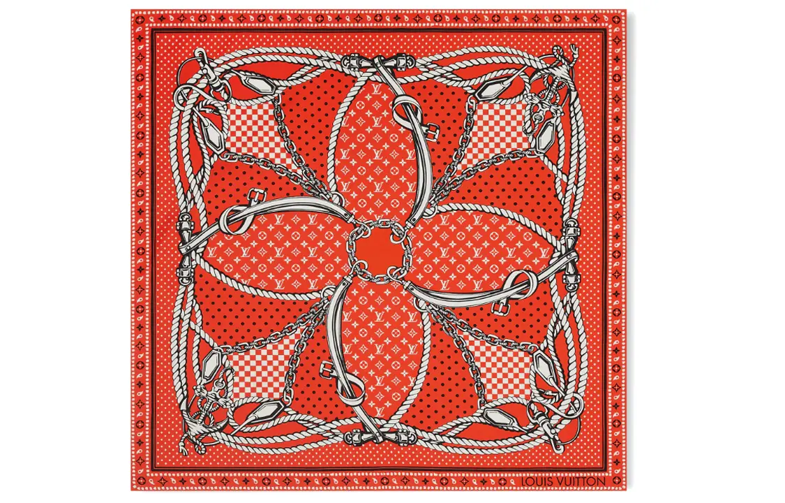 M79802 Морской Бандана Платок 70 LOUIS VUITTON 
M79802 Морской Бандана Платок 70 LOUIS VUITTON