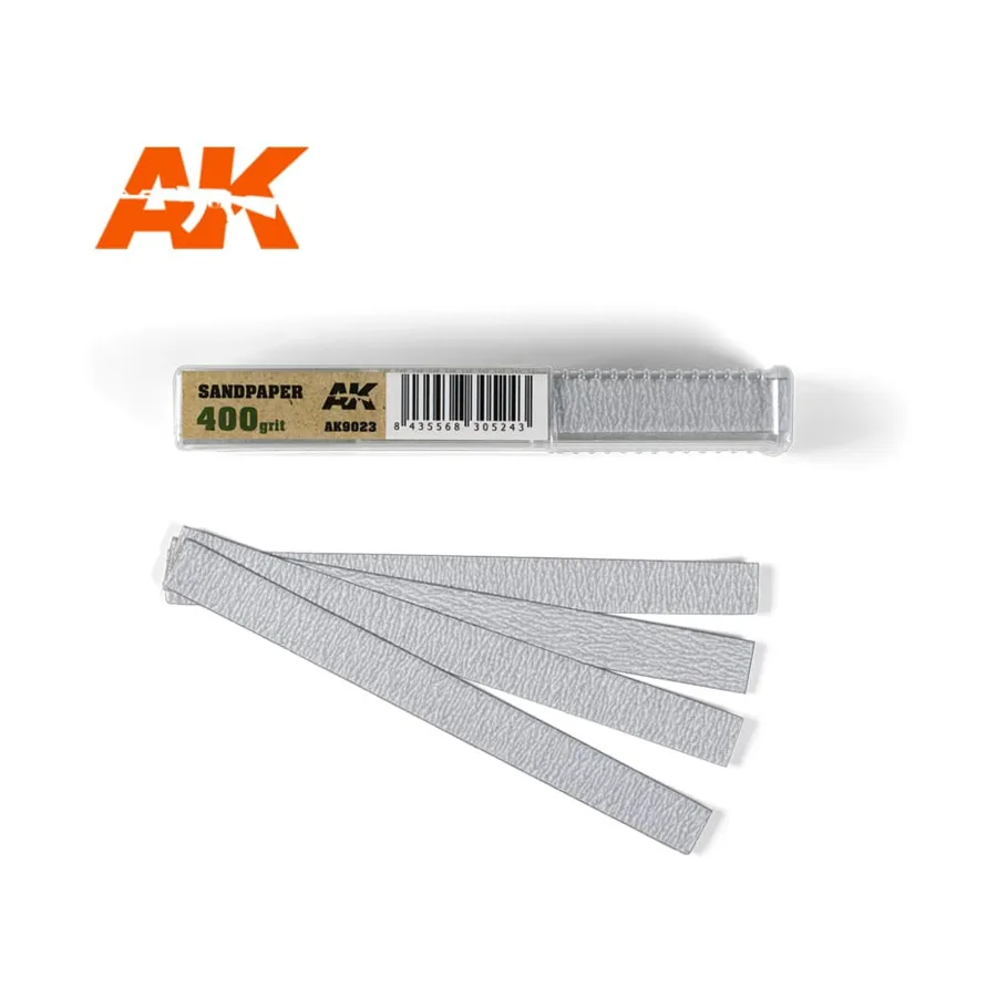 Наждачная бумага зернистостью 400 (мокрая), Supplies & Accessories (AK-Interactive)
Наждачная бумага зернистостью 400 (мокрая), Supplies & Accessories (AK-Interactive)