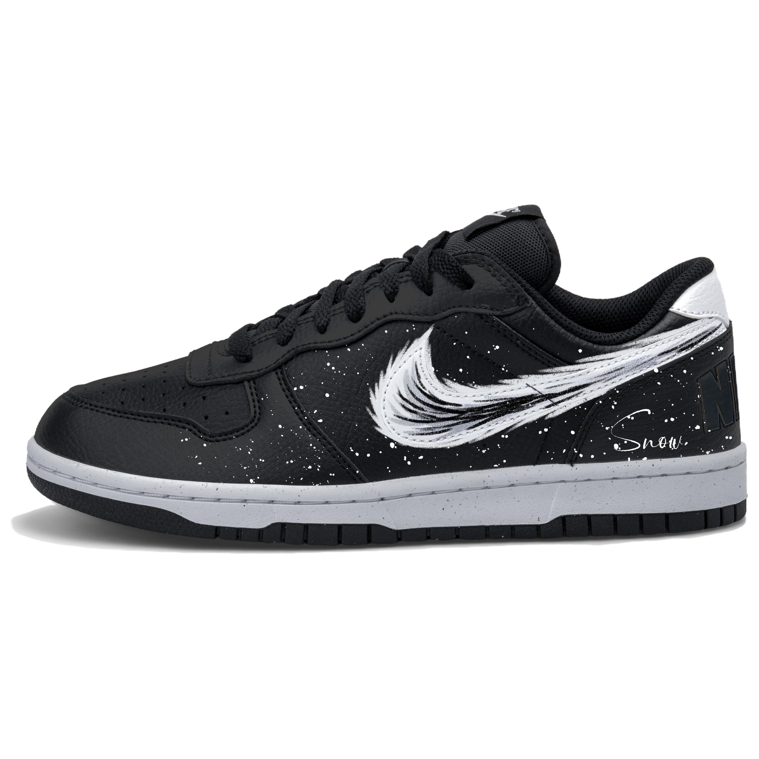 Nike Big Low top Skateboard Shoes мужские бело-черные
Nike Big Low top Skateboard Shoes мужские бело-черные