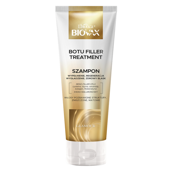 Шампунь для придания объема и разглаживания волосам, 200 мл L'Biotica Biovax Glamour botu filler treatment
Шампунь для придания объема и разглаживания волосам, 200 мл L'Biotica Biovax Glamour botu filler treatment