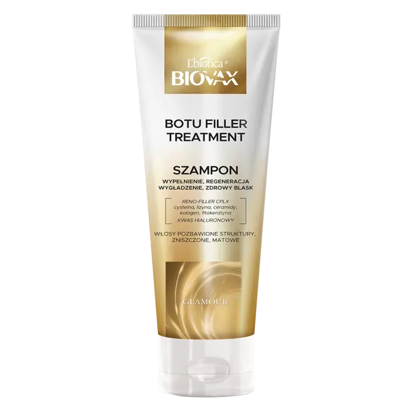 Шампунь для придания объема и разглаживания волосам, 200 мл L'Biotica Biovax Glamour botu filler treatment
Шампунь для придания объема и разглаживания волосам, 200 мл L'Biotica Biovax Glamour botu filler treatment