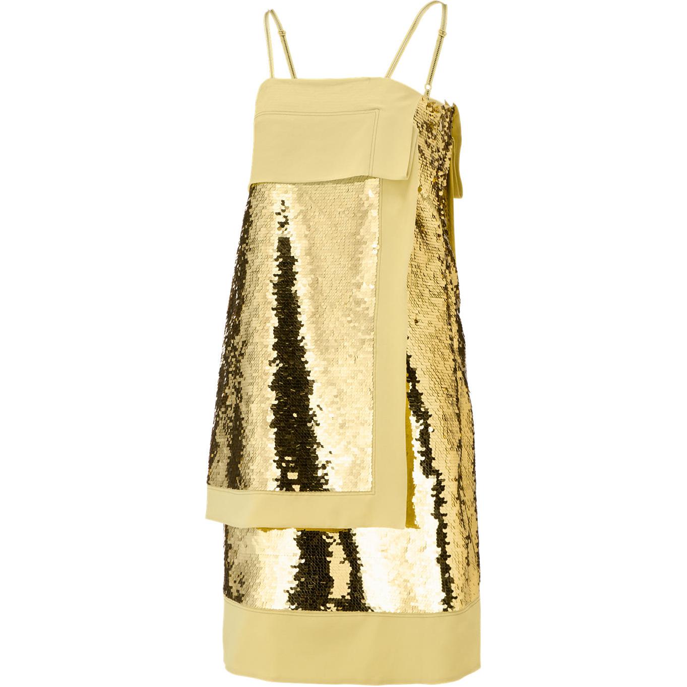 Onitsuka Tiger Женское платье-комбинация с пайетками Yellow
Onitsuka Tiger Женское платье-комбинация с пайетками Yellow