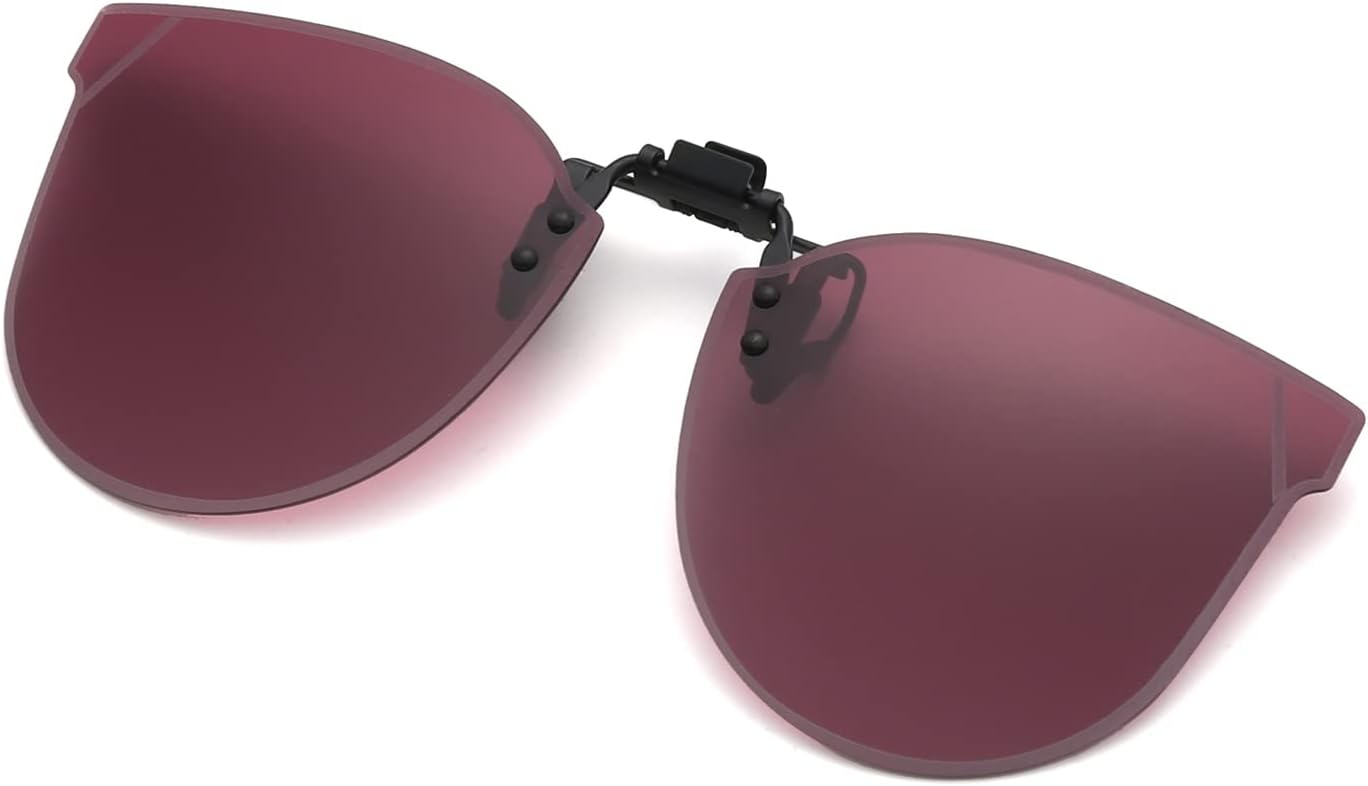 Поляризованные солнцезащитные очки YAMEIZE с клипсами - безободковые откидные очки с защитой от УФ-излучения, модель «кошачий глаз», подходят для женщин и мужчин, для вождения и активного отдыха, Gradient Red
Поляризованные солнцезащитные очки YAMEIZE с клипсами - безободковые откидные очки с защитой от УФ-излучения, модель «кошачий глаз», подходят для женщин и мужчин, для вождения и активного отдыха, Gradient Red