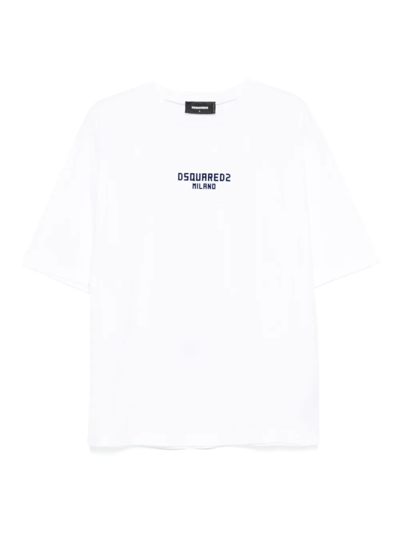 Футболка с вышитым логотипом DSQUARED2, белый 
Футболка с вышитым логотипом DSQUARED2, белый