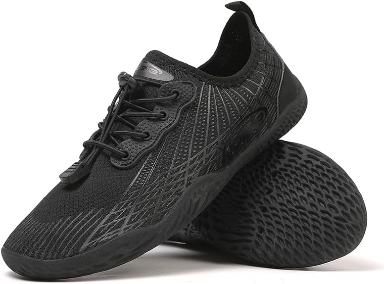 Мужские сетчатые водные туфли на шнуровке, быстро сохнущие аква-кроссовки с дренажной подошвой для пляжа или серфинга Zhogize, черный
Мужские сетчатые водные туфли на шнуровке, быстро сохнущие аква-кроссовки с дренажной подошвой для пляжа или серфинга Zhogize, черный