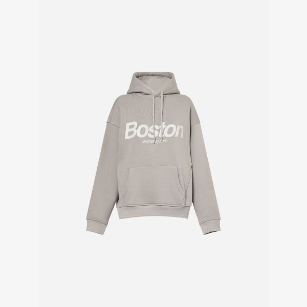 Худи Sisters & Seekers из хлопкового джерси с логотипом, серый
Худи Sisters & Seekers из хлопкового джерси с логотипом, серый