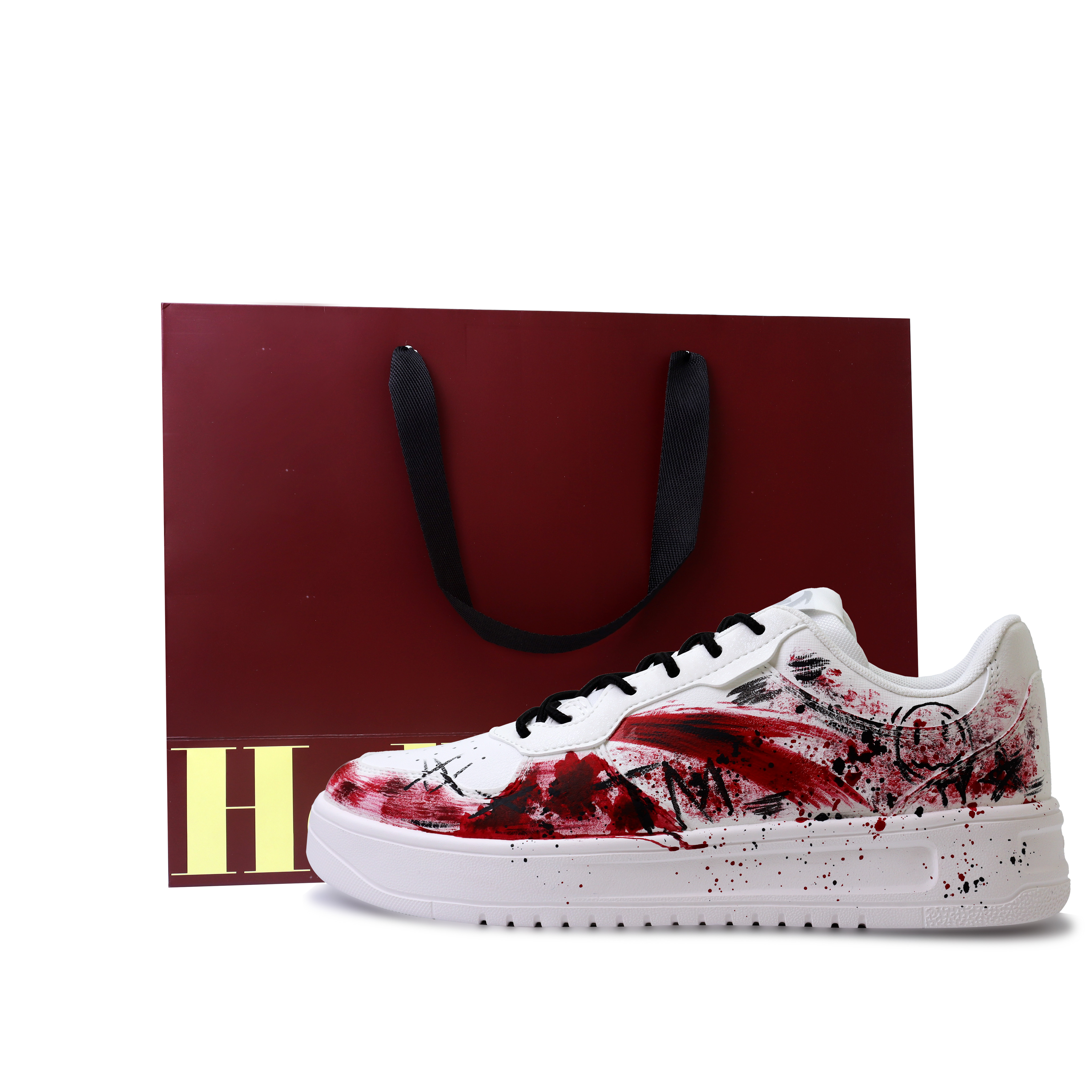 Свободные низкие мужские кроссовки для скейтбординга ANTA, Black White Red
Свободные низкие мужские кроссовки для скейтбординга ANTA, Black White Red