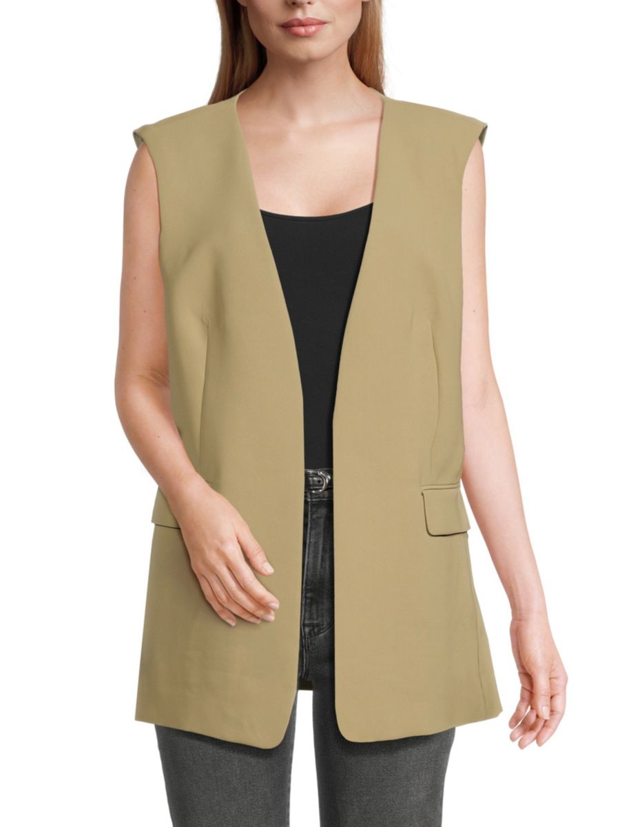 Жилет с открытым передом DKNY, бежевый
Жилет с открытым передом DKNY, бежевый