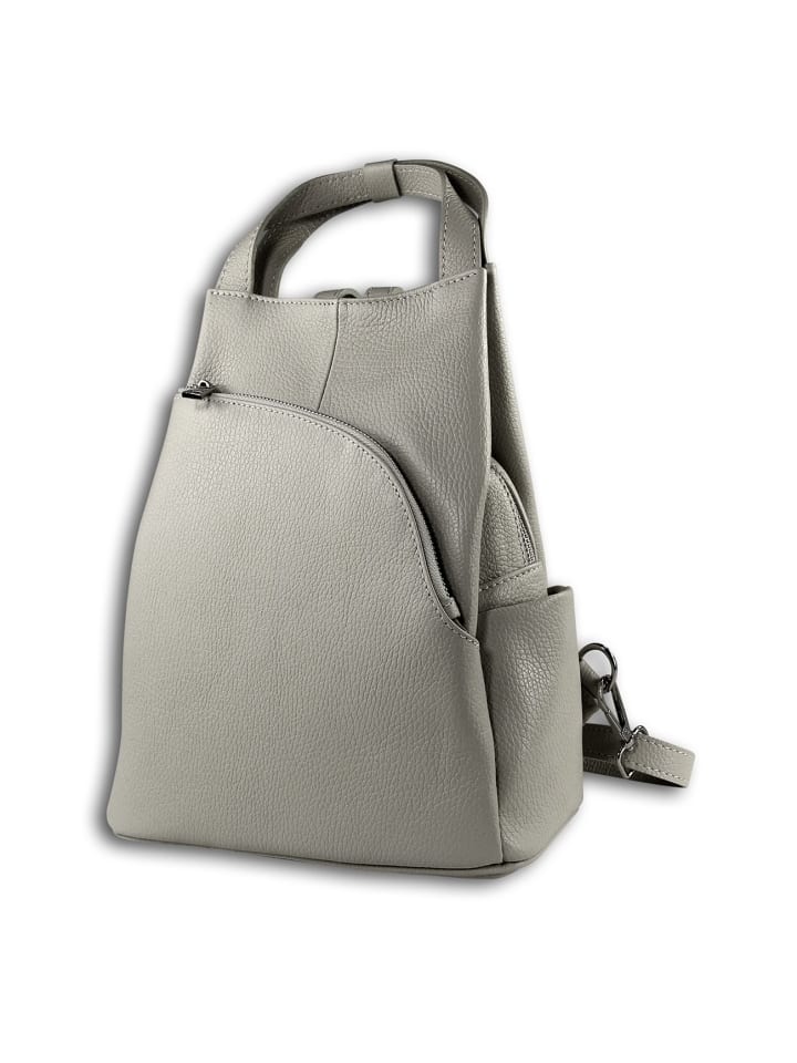 Кожаный городской рюкзак Toscanto, светло-серый, примерно 27 см
Кожаный городской рюкзак Toscanto, светло-серый, примерно 27 см