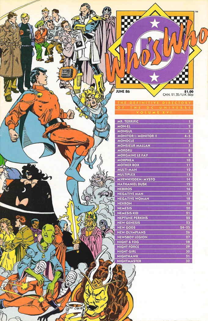 Who's Who: The Definitive Directory of the DC Un, Edition# 16 (DC)
Who's Who: The Definitive Directory of the DC Un, Edition# 16 (DC)