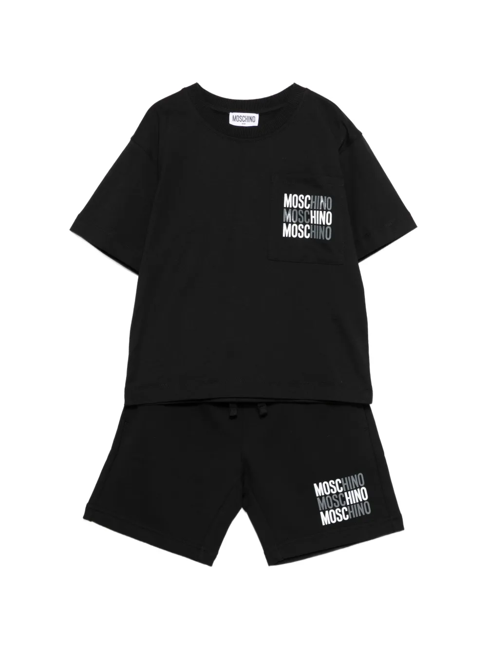 Спортивный костюм с логотипом (набор из двух предметов) Moschino Kids, черный
Спортивный костюм с логотипом (набор из двух предметов) Moschino Kids, черный