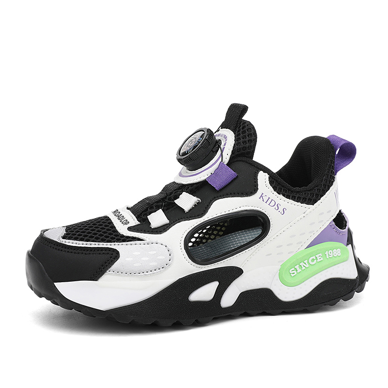 Нескользящие, противоударные, легкие, амортизирующие, с отскоком, средней высоты, детские кроссовки для повседневной носки TROADLOP, черный/белый 
Нескользящие, противоударные, легкие, амортизирующие, с отскоком, средней высоты, детские кроссовки для повседневной носки TROADLOP, черный/белый