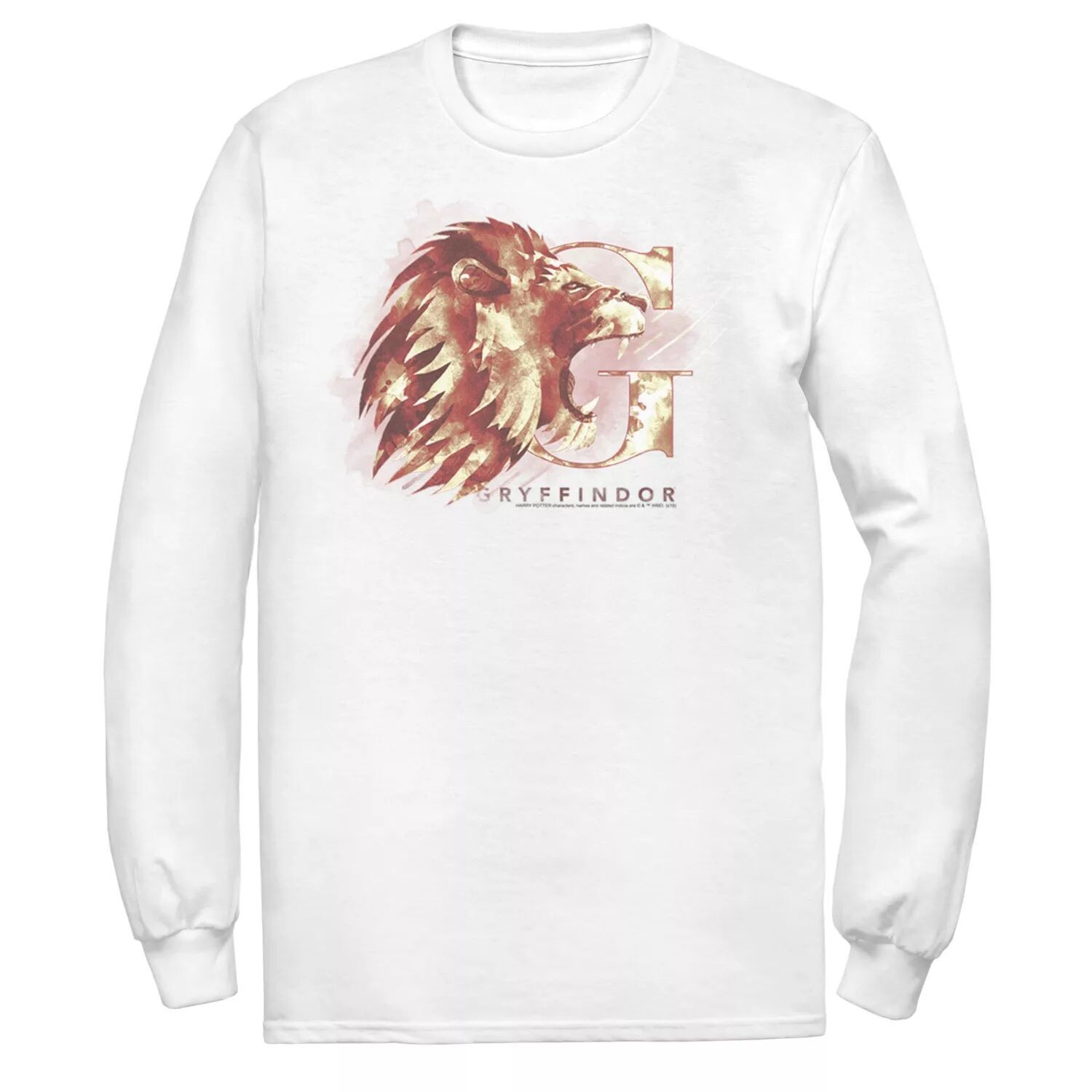 Мужская акварельная футболка с длинными рукавами «Гарри Поттер Гриффиндор Хаус» Licensed Character
Мужская акварельная футболка с длинными рукавами «Гарри Поттер Гриффиндор Хаус» Licensed Character