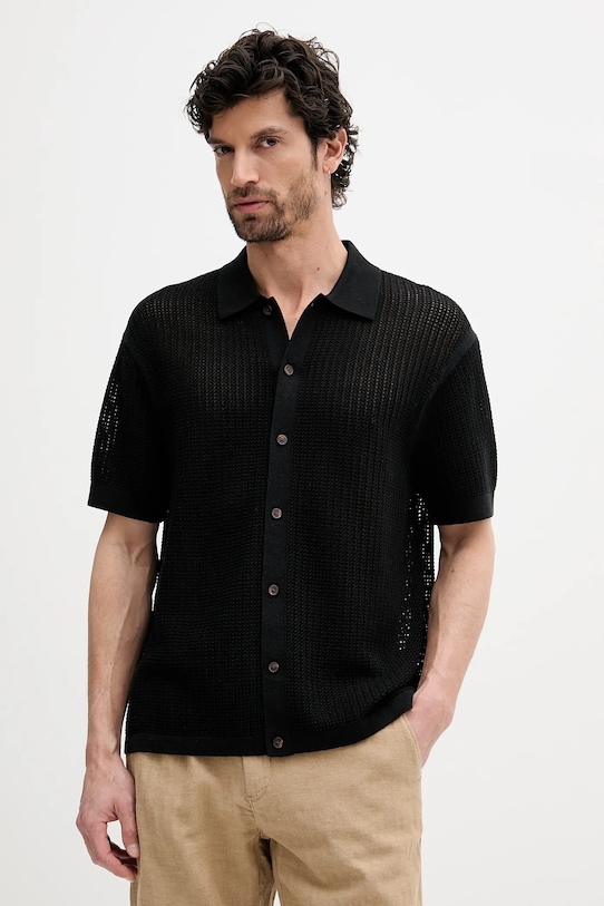 Хлопковая рубашка Tommy Hilfiger, черный
Хлопковая рубашка Tommy Hilfiger, черный