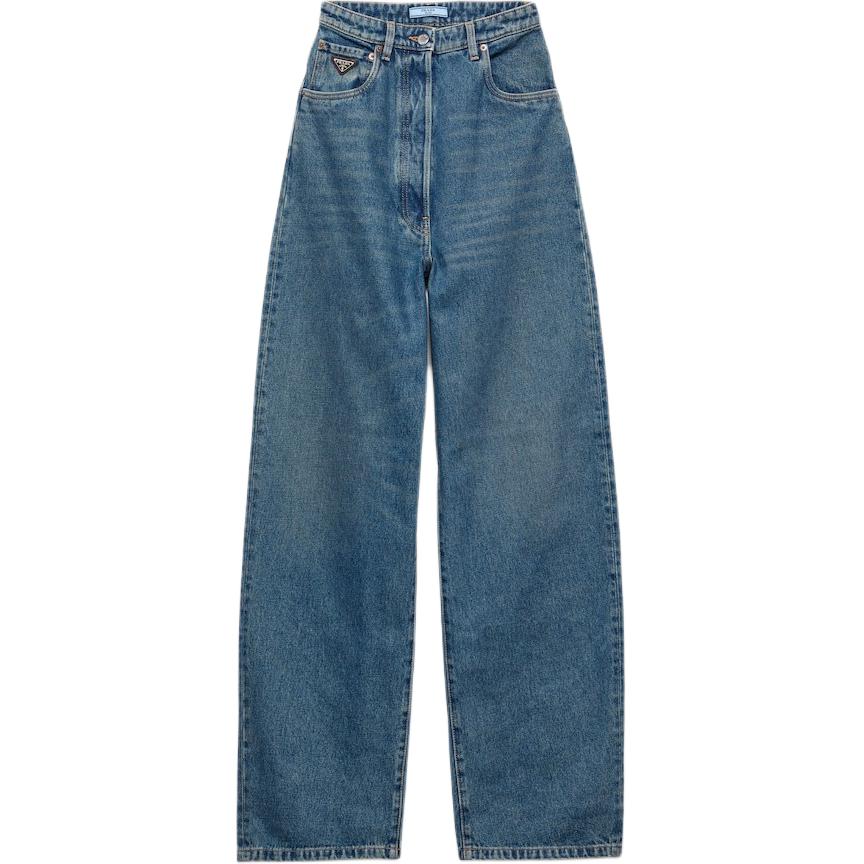 Джинсы Wide Leg с лого-нашивкой PRADA, синий
Джинсы Wide Leg с лого-нашивкой PRADA, синий
